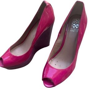Vince Camuto 'Ladell' Pump Pink Purple Wedge